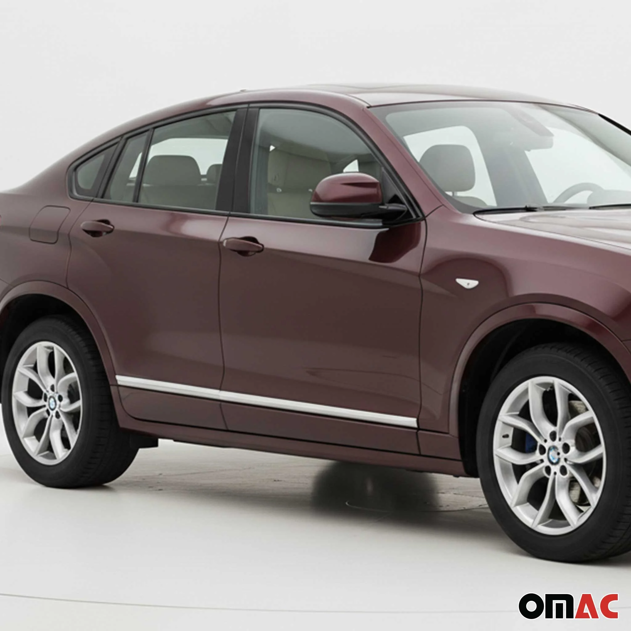 Seitentürleiste Türleisten Türschutzleiste für BMW X4 F26 2014-2018 Edelstahl 4x - Image 2