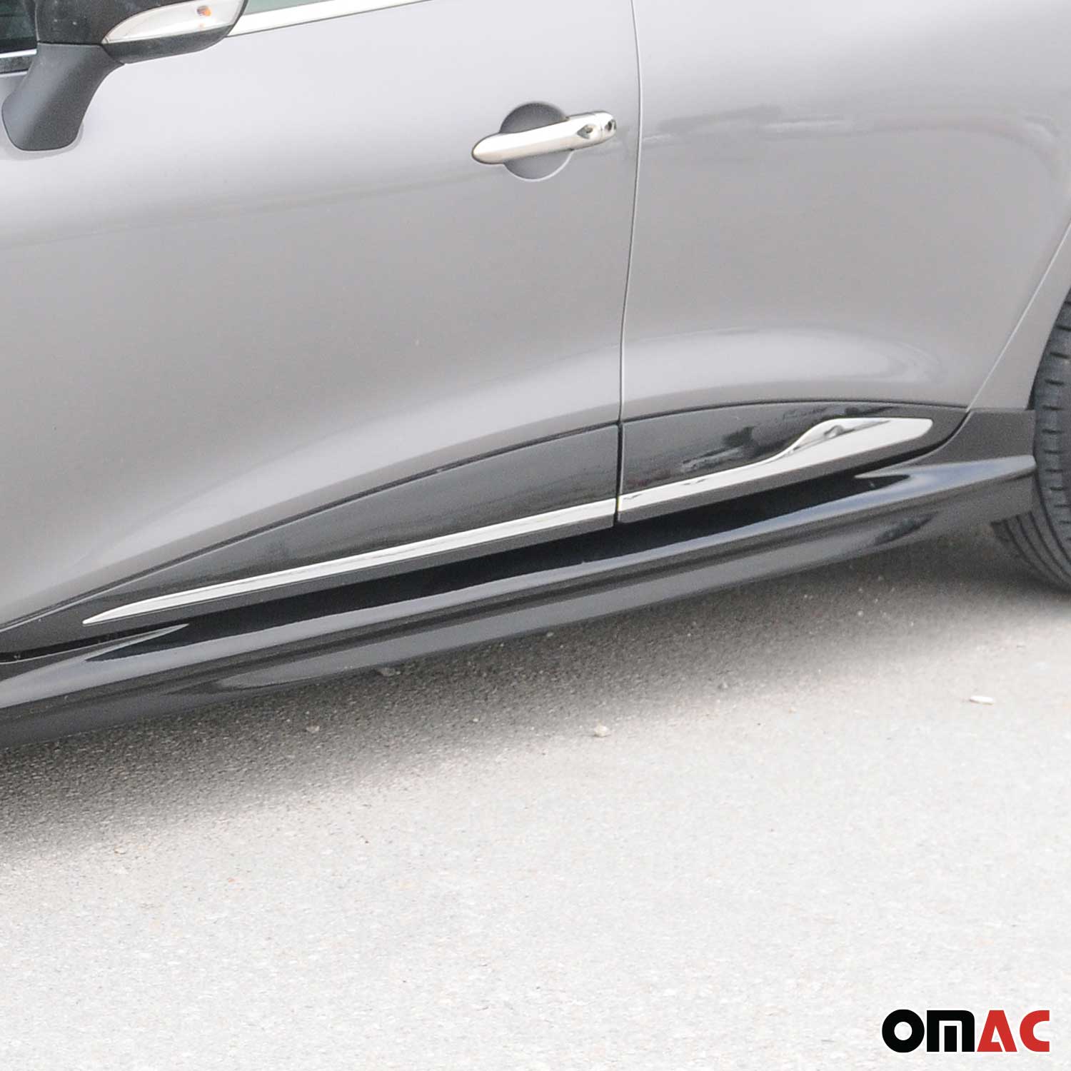 Seitenleiste Türleiste Schutzleiste für Renault Clio 4 2012-2019 Chrom Edelstahl - Image 2