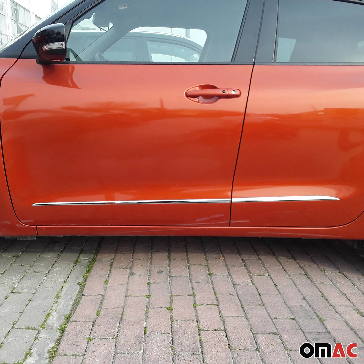 Seitentürleiste Türleisten Türschutz Chrom für Opel Frontera OV24 2024-2026 4x - Image 2