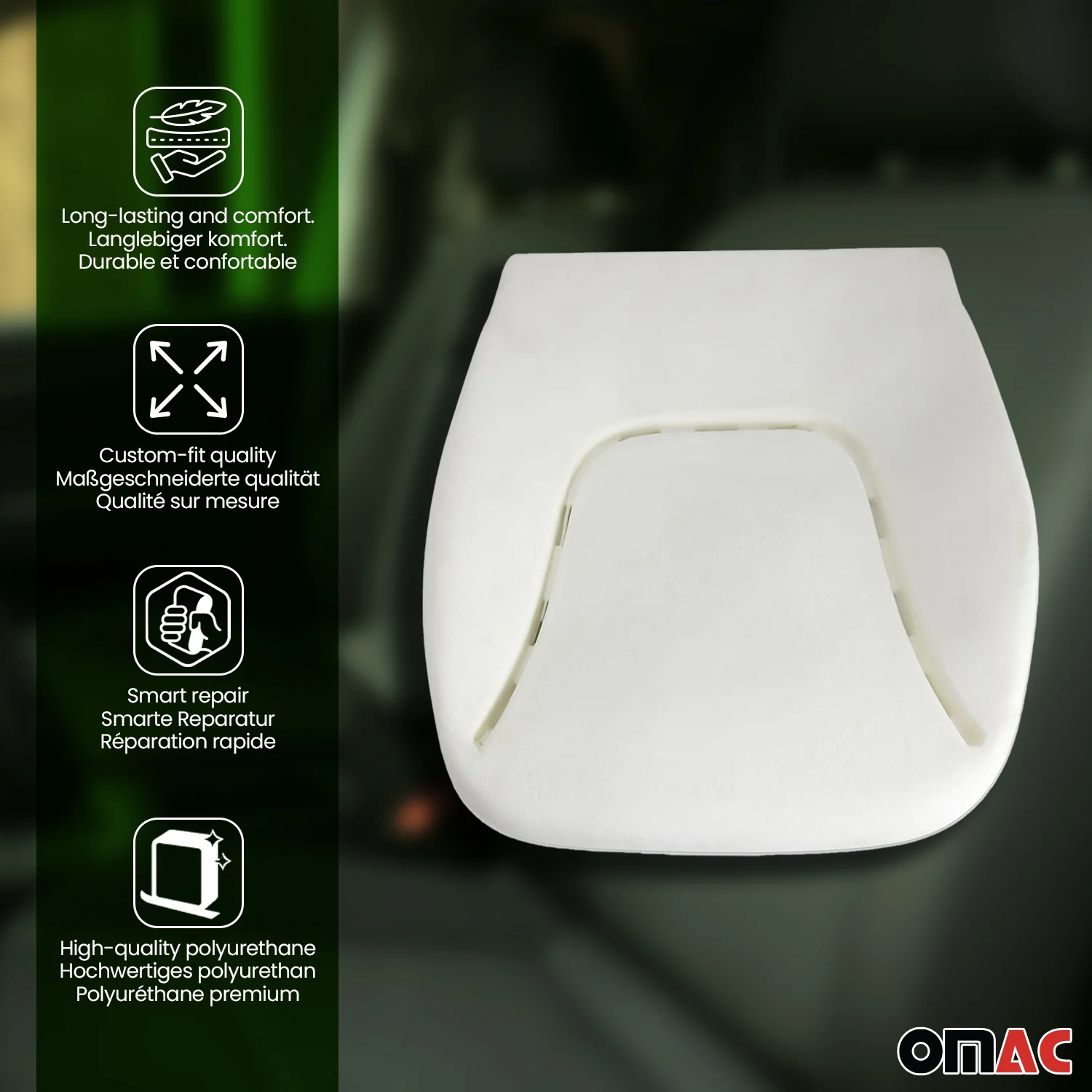 Sitzpolster Schaumstoff für Opel Movano C 2022-2026 passgenau links/rechts 1tlg - Image 4