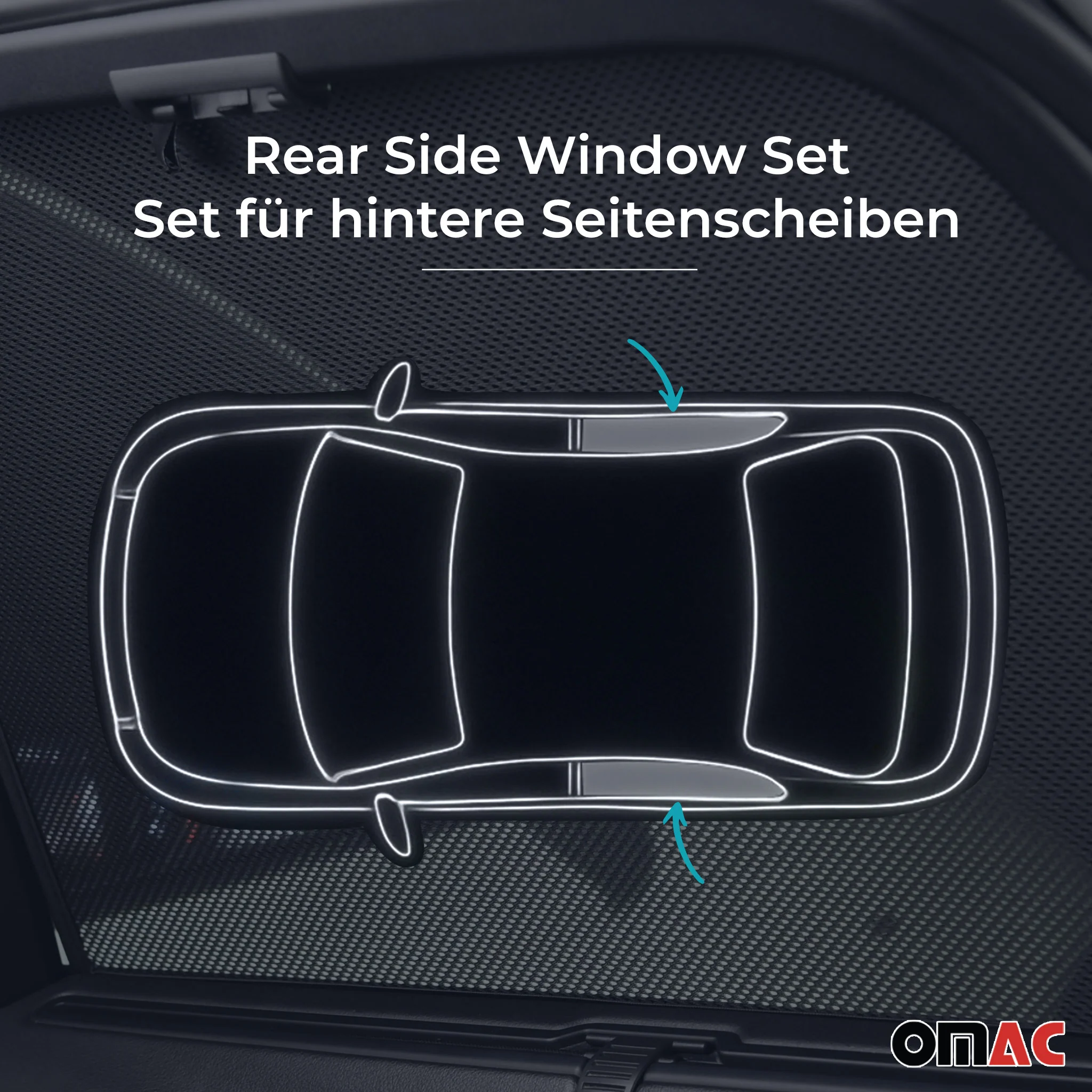 Sonnenschutz Blenden für VW Golf 2003-2008 Variant hintere Türen 2tlg - Image 3