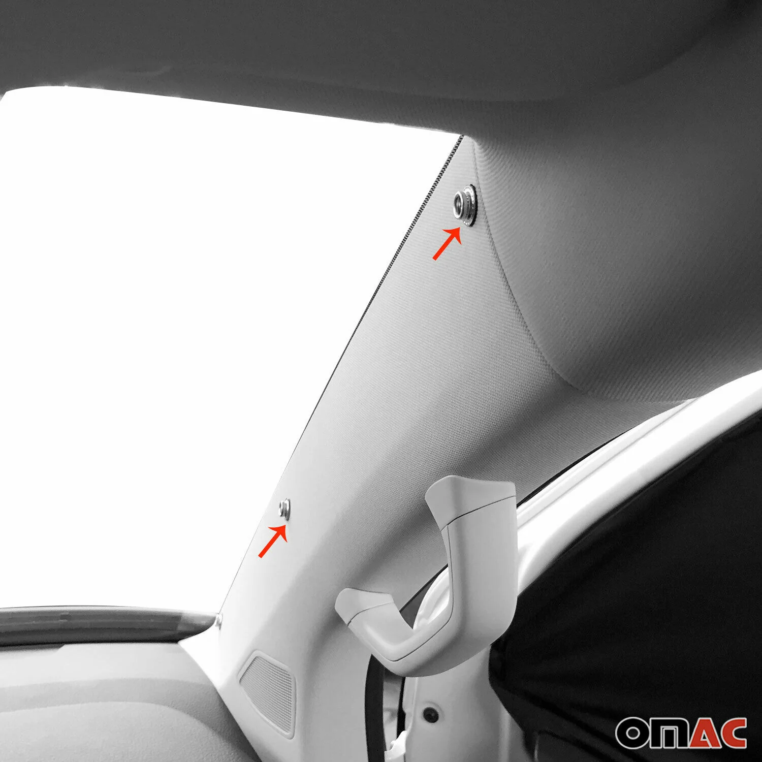 Frontscheibe Gardinen Maß Vorhänge für Opel Movano 2010-2021 Schwarz 3tlg - Image 9