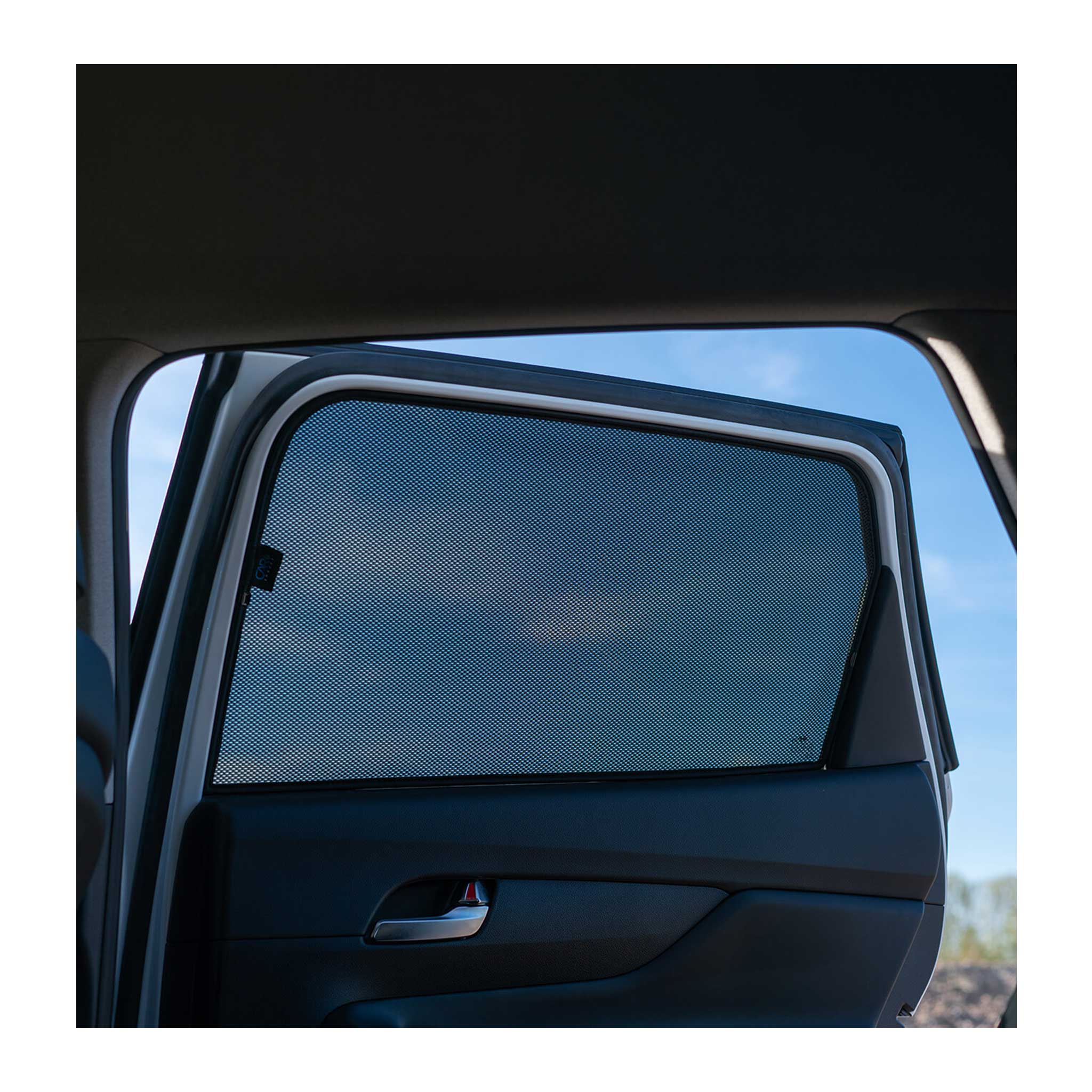 Sonnenschutz Seitenfenster für BMW X6 E71 E72 2007-2014 Heckscheibe 2tlg Schwarz
