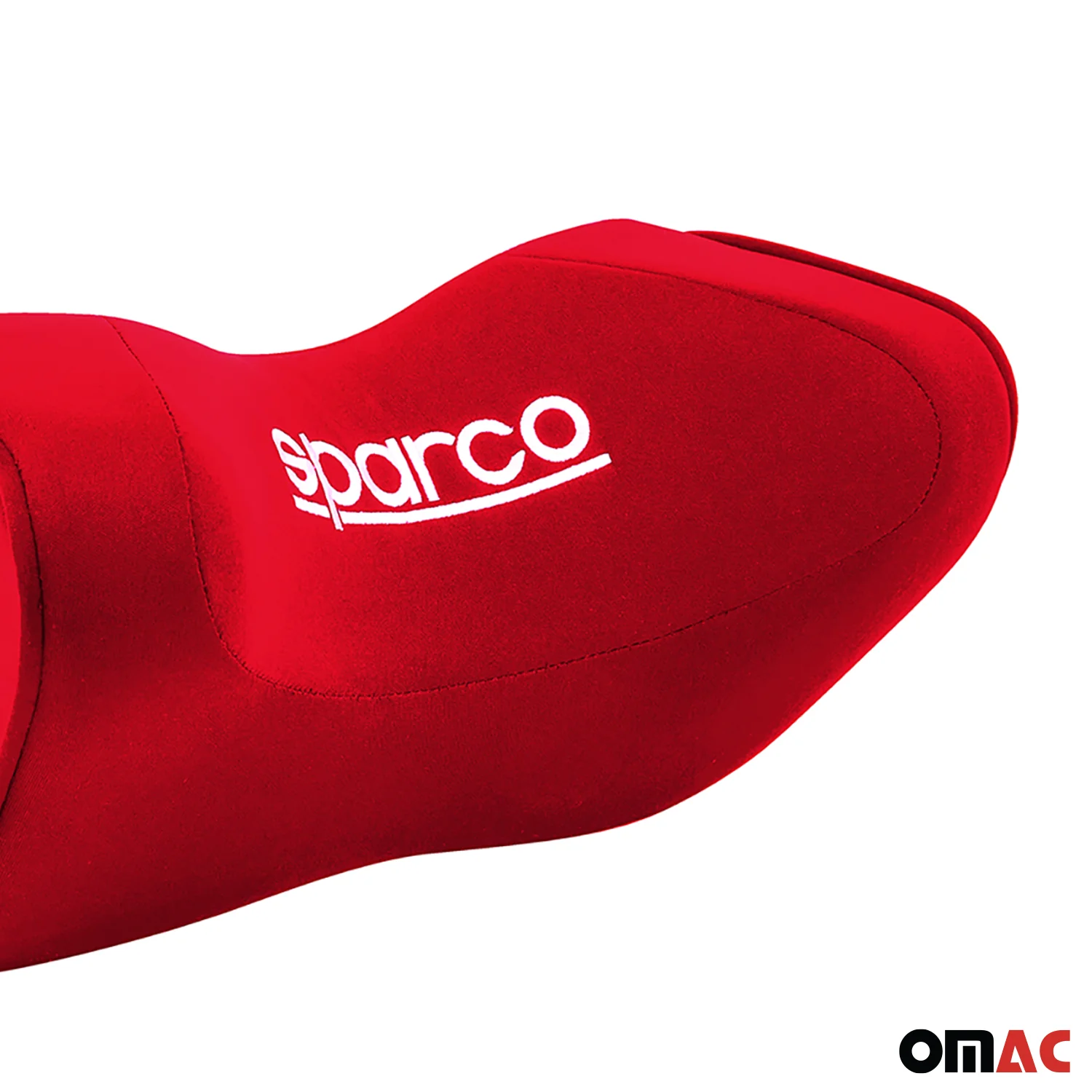 SPARCO Auto Nackenkissen Reisekissen Rot Ergonomische Memory-Schaum Kopfkissen - Image 6