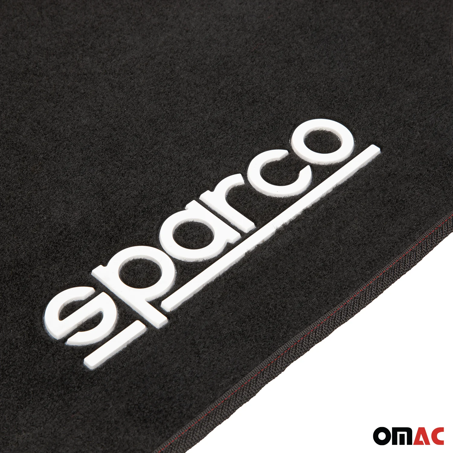 SPARCO Fußmatten Automatten Universal Rot Linie Autoteppich Alwettermatten 4x - Image 6