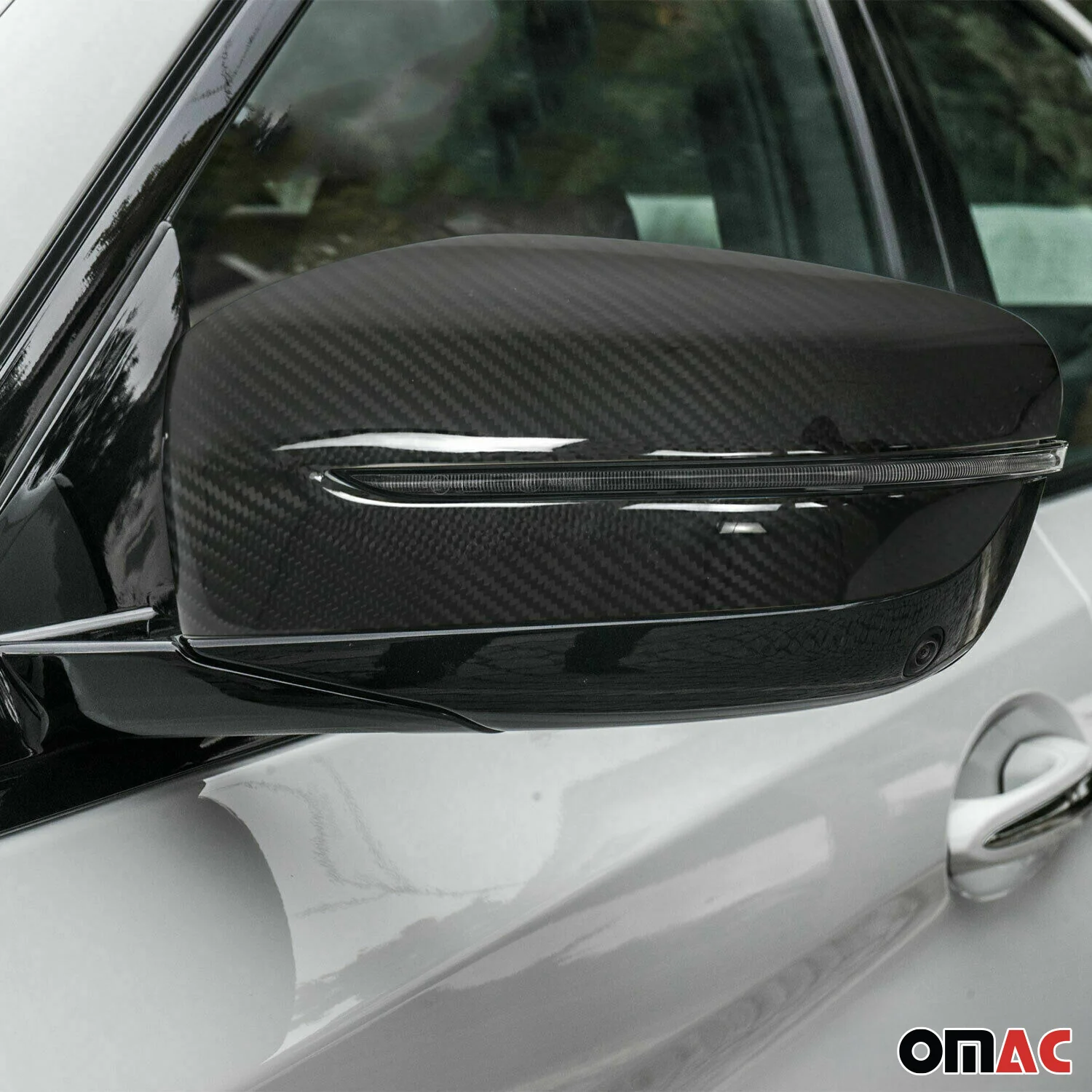 Spiegelkappen Spiegelabdeckung für BMW 7er G11 G12 2015-2022 Echt Carbon Schwarz - Image 2