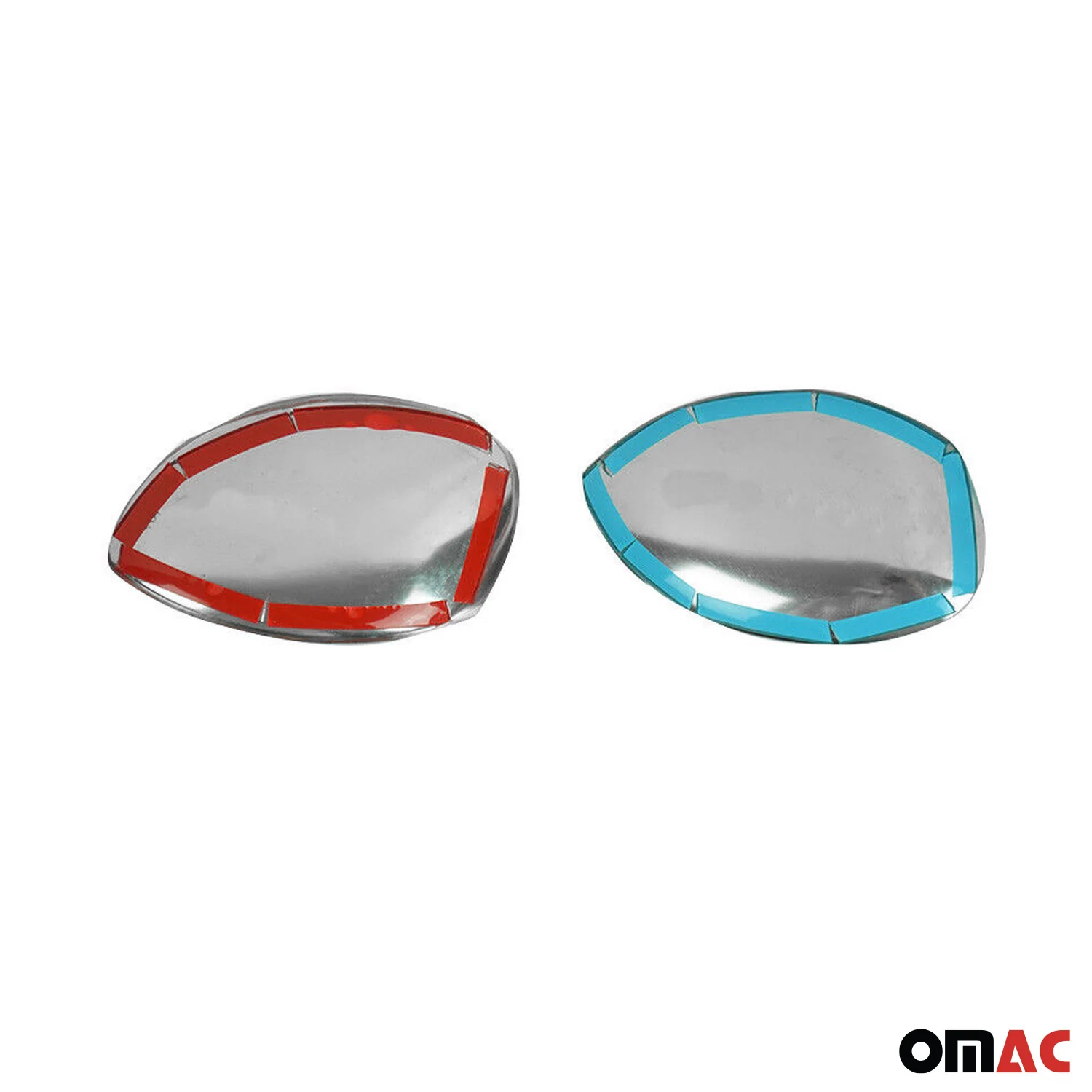 Spiegelkappen Spiegelabdeckung für Peugeot 206 206+ Edelstahl Chrom 2tlg - Image 3