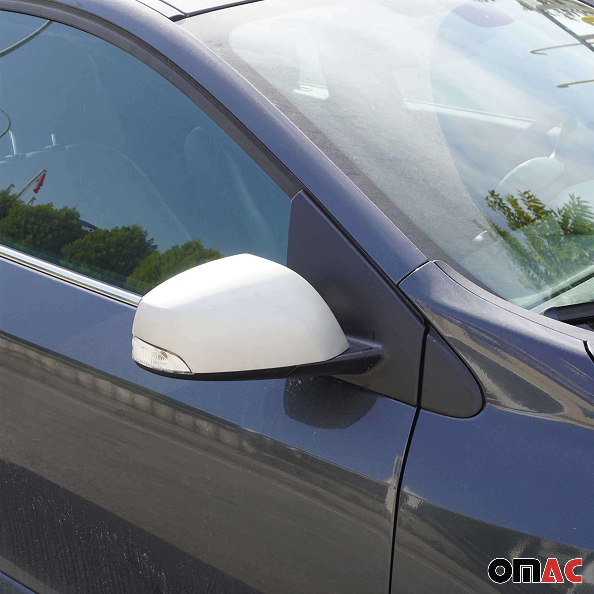 Edelstahl Spiegelkappen passend für Renault Megane 3 Laguna 3 Fluence Chrom 1Set - Image 2