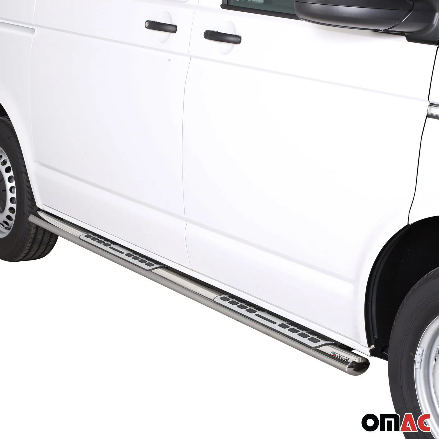 Stahl Schwellerrohre Trittbretter für VW T6 T6.1 2015-2024 L1 Kurzer Grau - Image 3