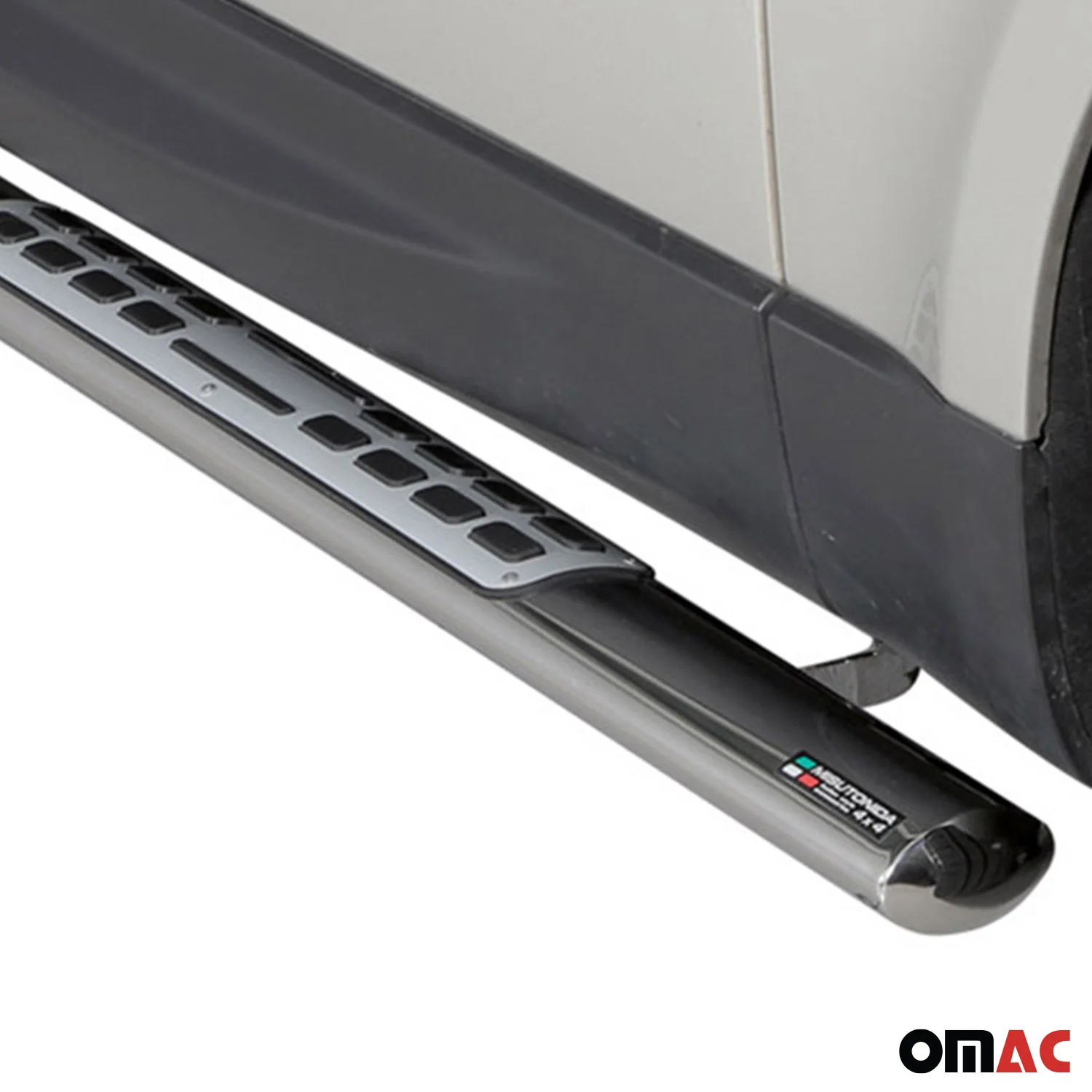 Stahl Seitenschweller Schwellerrohre für Range Rover Sport 2014-2017 Silber - Image 3