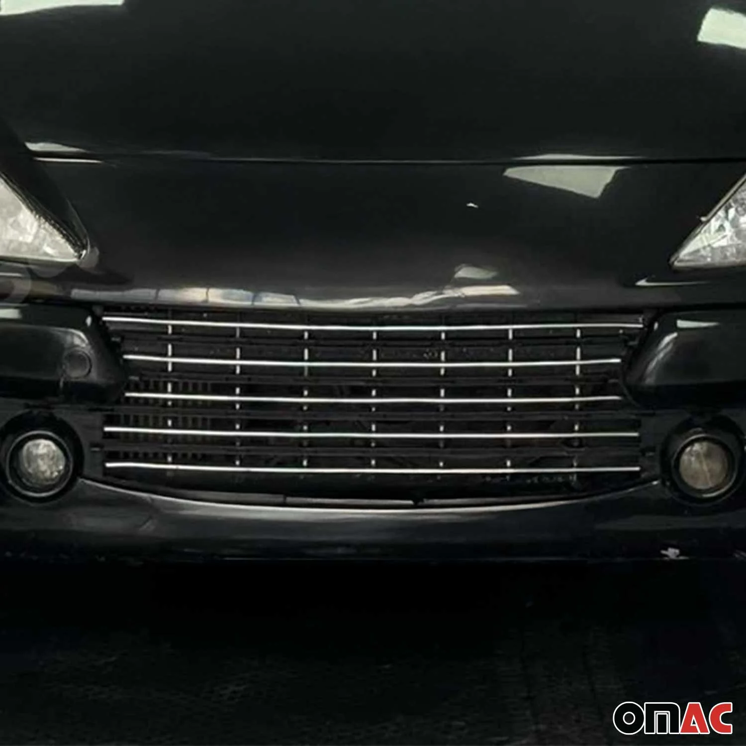 Stoßstange Frontgrill Grill Leiste für Peugeot 307 Ø12mm Edelstahl - Image 3