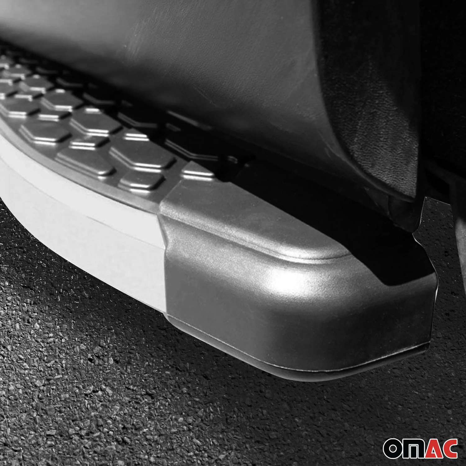 Alu Trittbretter Seitenschweller für Chevrolet Trax 2012-2024 Schwarz Silber 2x - Image 5