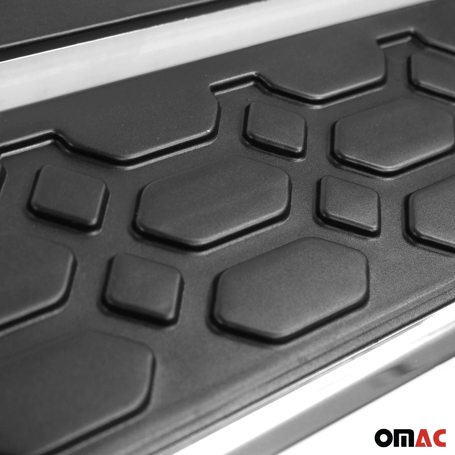 Alu Trittbretter Seitenschweller für Chevrolet Trax 2012-2024 Schwarz Silber 2x - Image 9