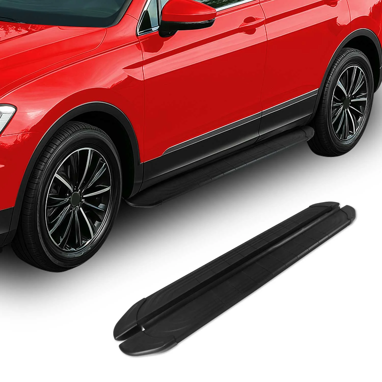 Trittbretter Seitenschweller für BMW X1 F48 2015-2022 Alu Bretter Schwarz 2x - Image 2