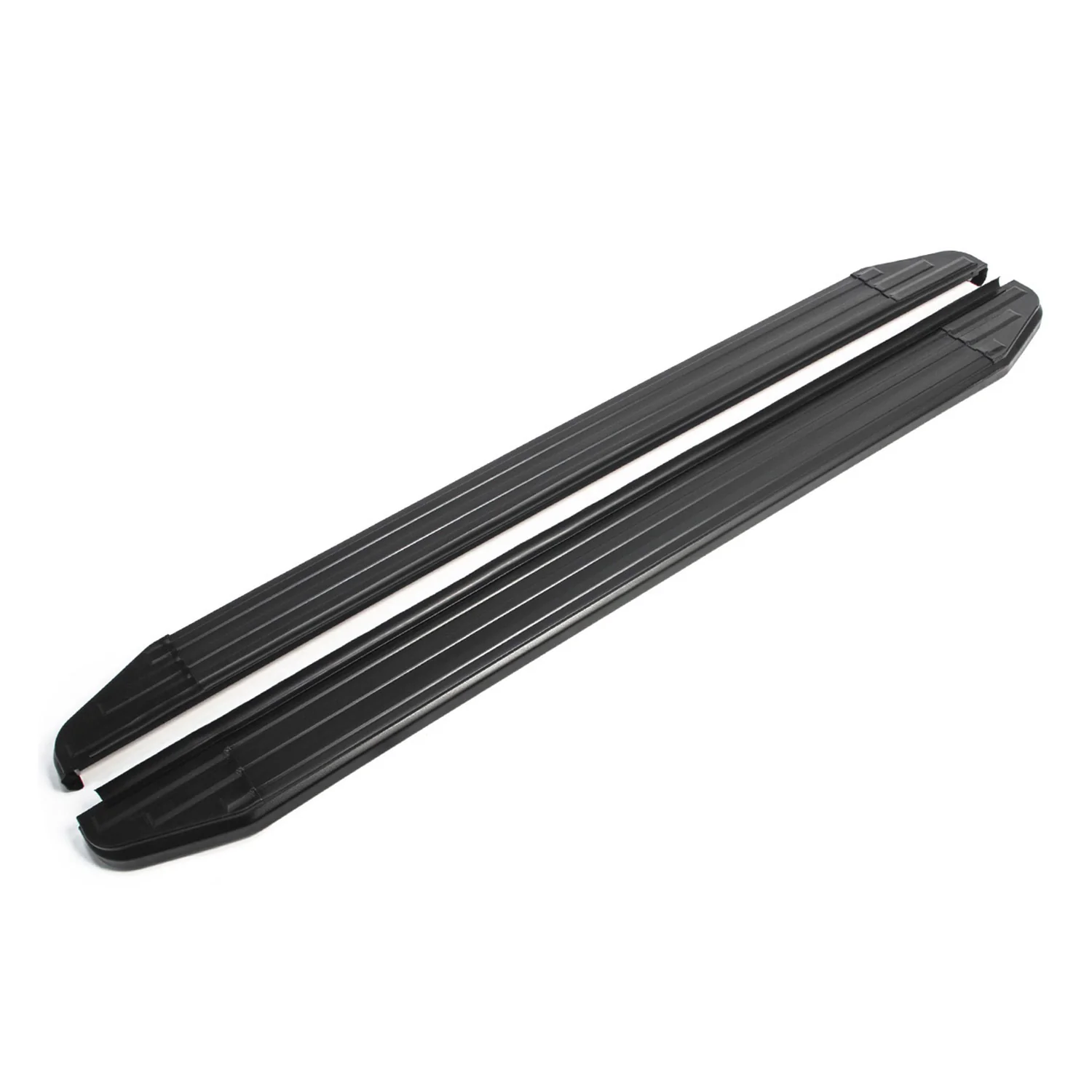 Trittbretter Seitenschweller für Ford Ranger 2012-22 Double Cab Alu Schwarz ABE - Image 2