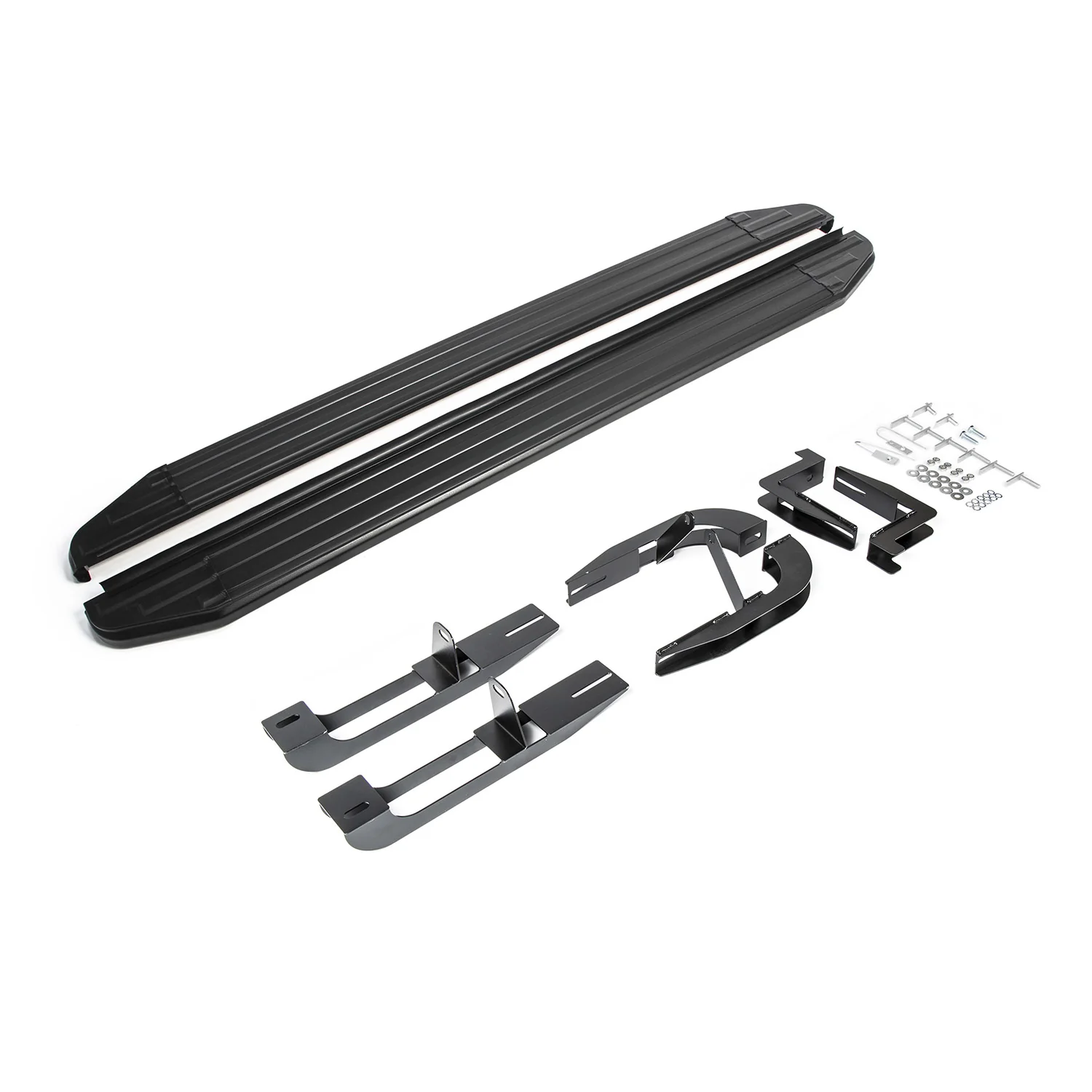 Trittbretter Seitenschweller für Hyundai Santa Fe 2006-2012 Alu Schwarz ABE - Image 2