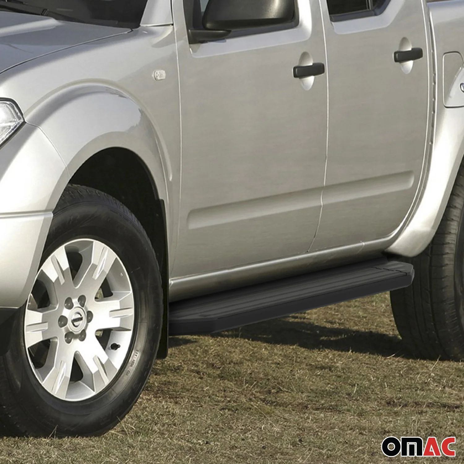 Trittbretter Seitenschweller für Nissan Pathfinder 2004-2014 ABE Schwarz Alu - Image 3