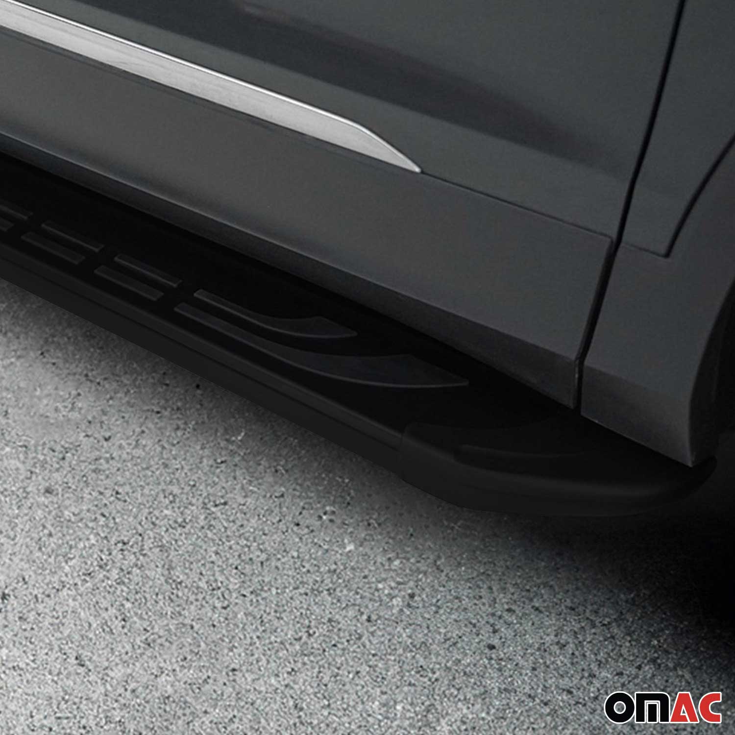 Trittbretter Seitenschweller für VW Tiguan mk3 2024-2026 Schwarz Alu 2tlg - Image 5
