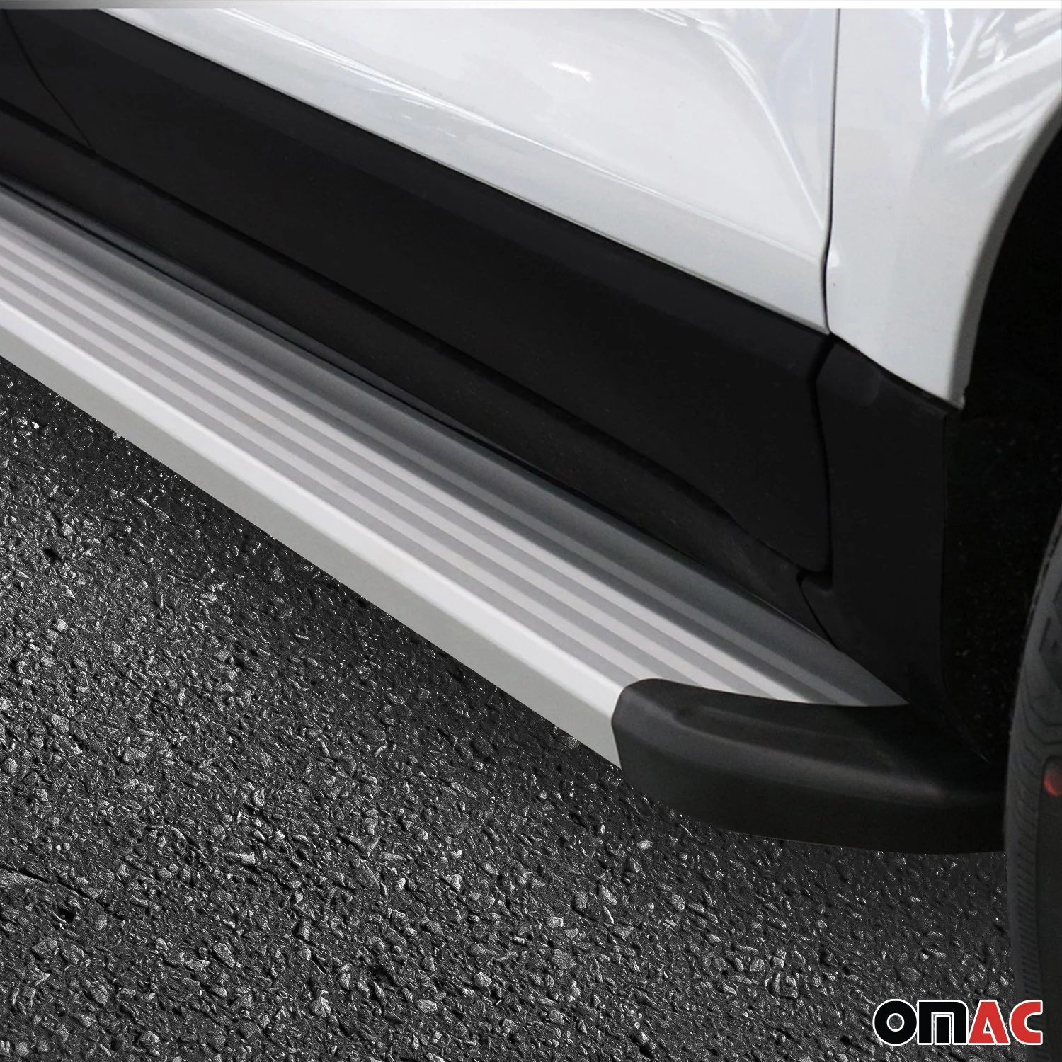 Seitenschweller Trittbretter Schweller für VW Caddy 2003-2020 L1 Kurzer Silber - Image 9
