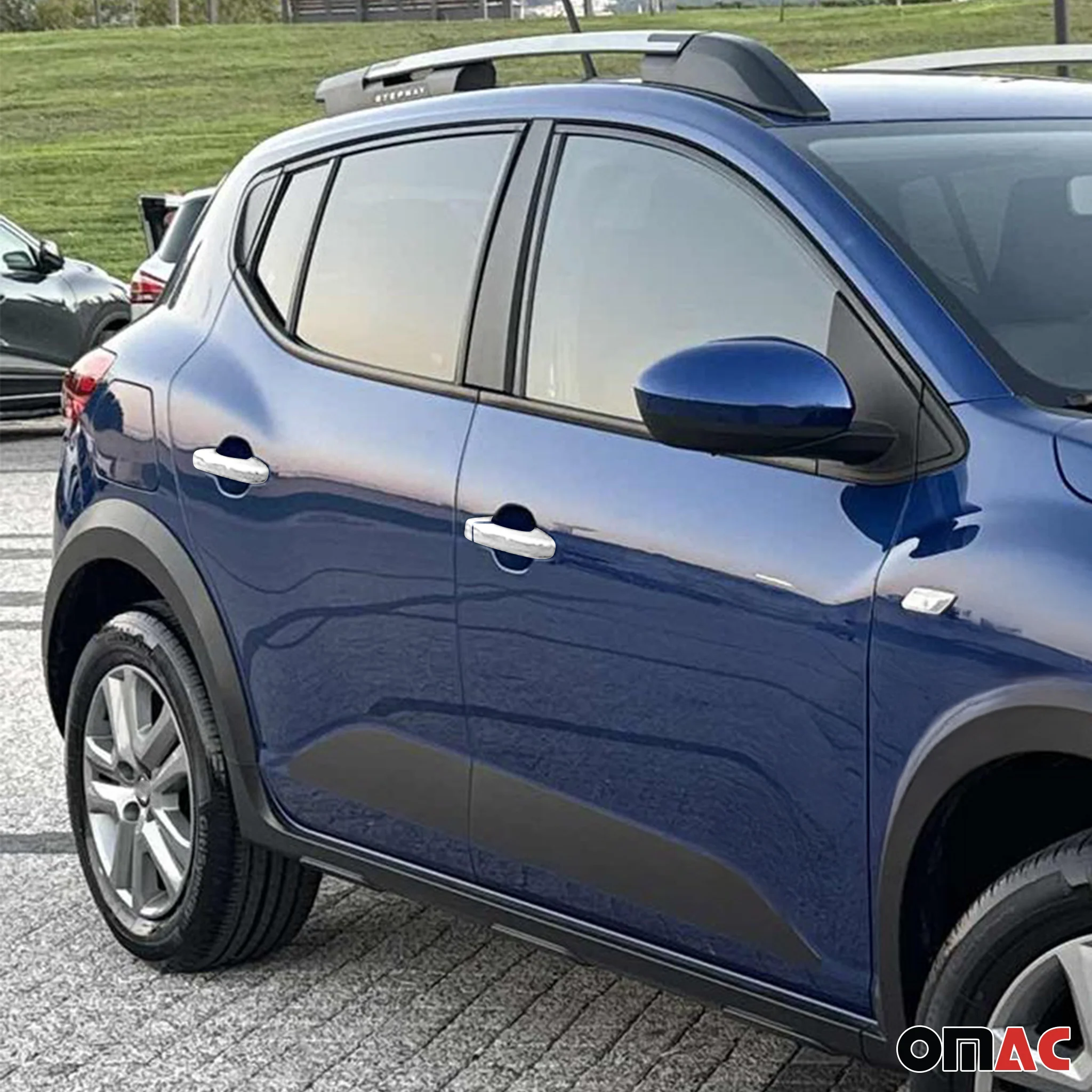 Chrom Türgriff Blende für Dacia Sandero III 2021-2026 Edelstahl 5tlg - Image 2