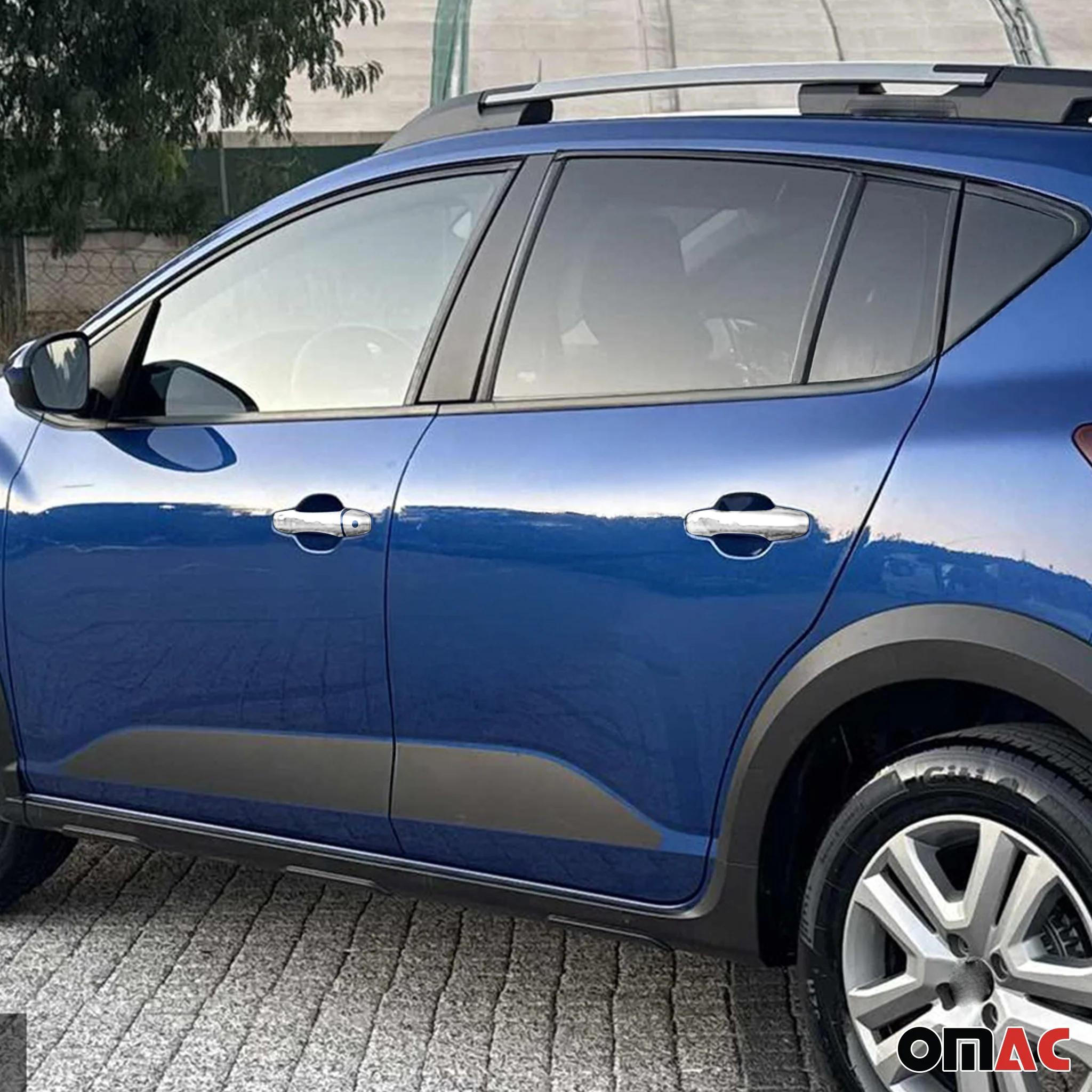 Chrom Türgriff Blende für Dacia Sandero III 2021-2026 Edelstahl 5tlg - Image 3