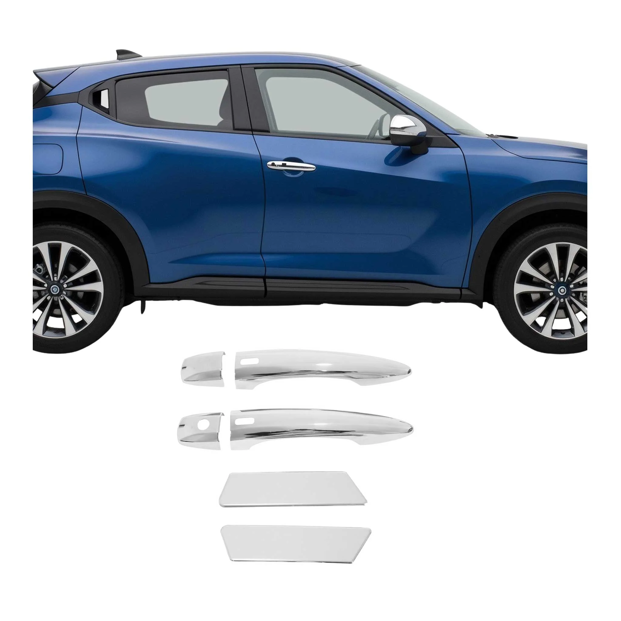 Chrom Türgriff Blende für Nissan Juke 2019-2026 4-Tür Edelstahl 6tlg