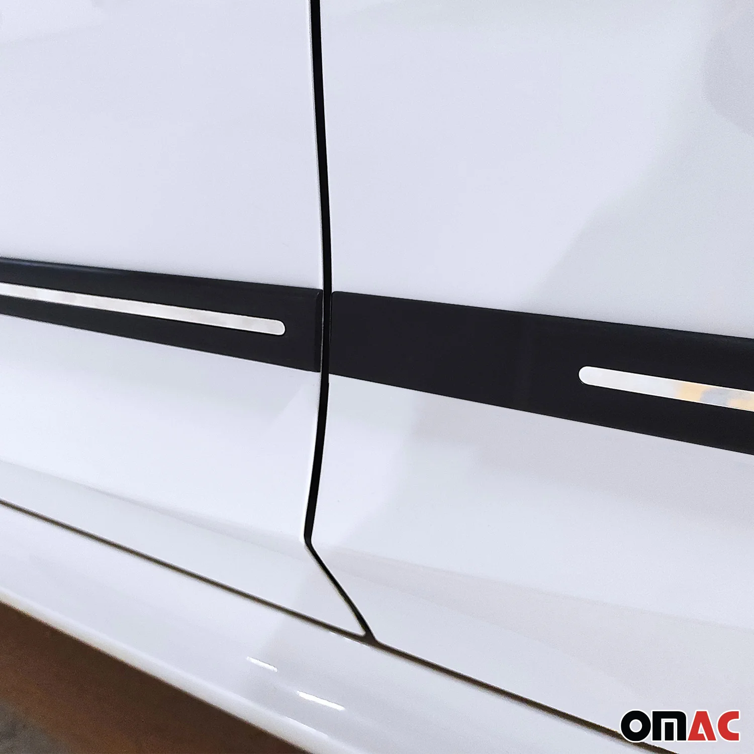 Seitentürleiste Türleisten Türschutzleisten für Dacia Sandero Stepway ABS Chrom - Image 8
