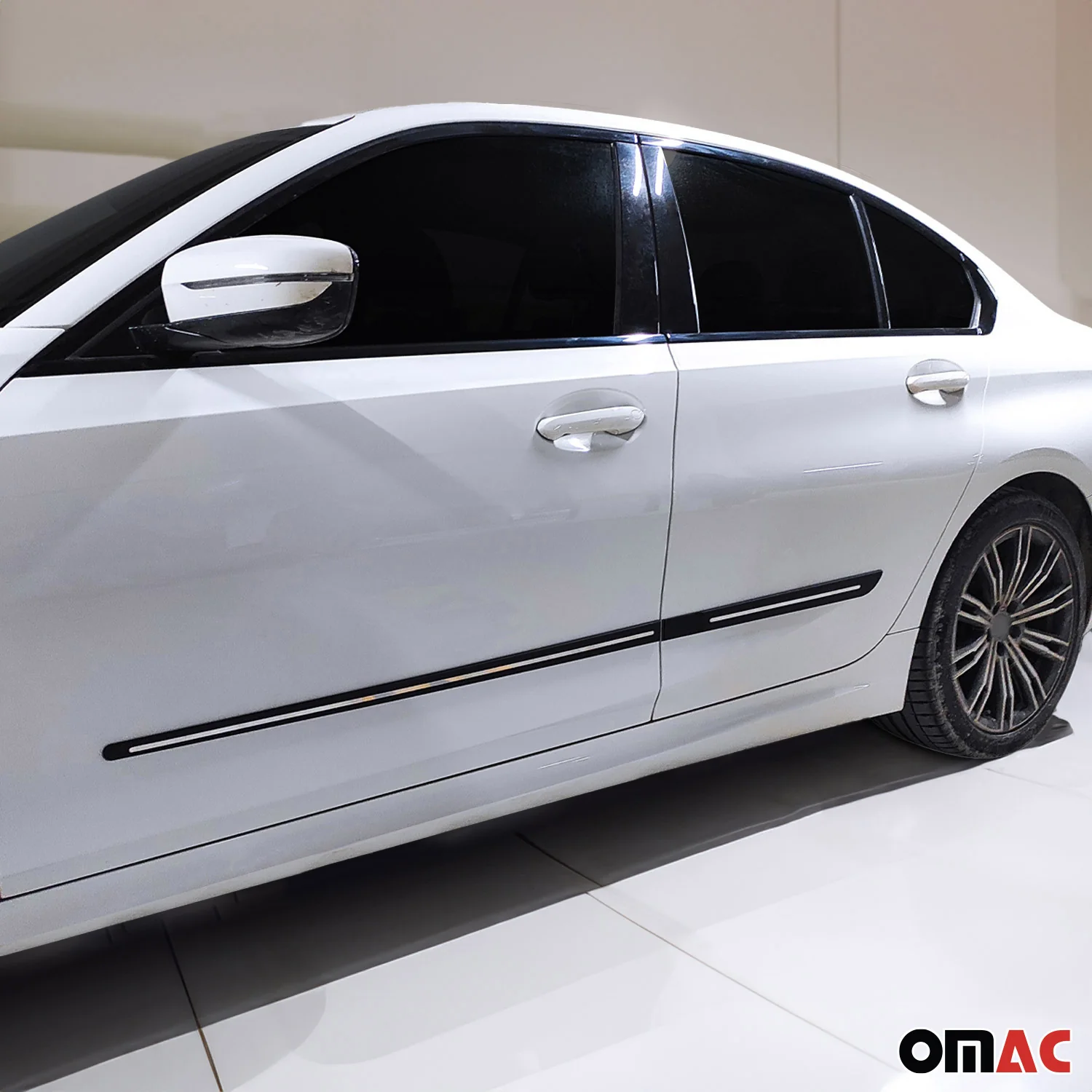 Seitentürleiste Türleisten Türschutzleisten für Opel Insignia ABS Chrom 4x - Image 2
