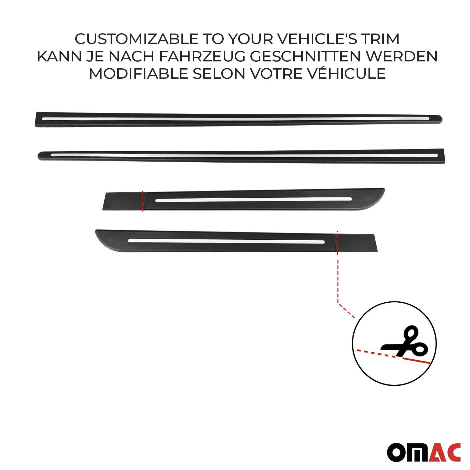 Seitentürleiste Türleisten Türschutzleisten für Skoda Octavia ABS Chrom 4x - Image 6