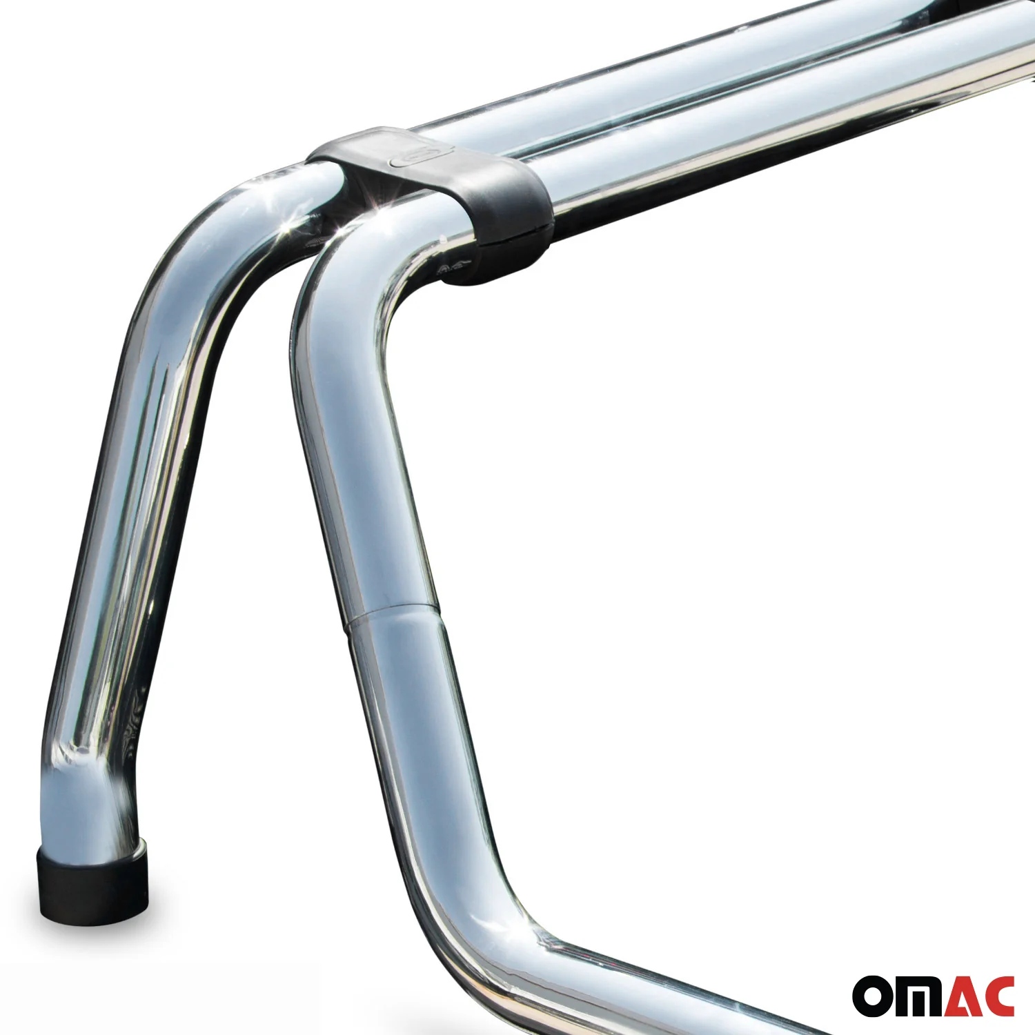 Überrollbügel Rollbar für VW Amarok 2010-2021 Gefärbten Stahl Ø76 Silber - Image 5