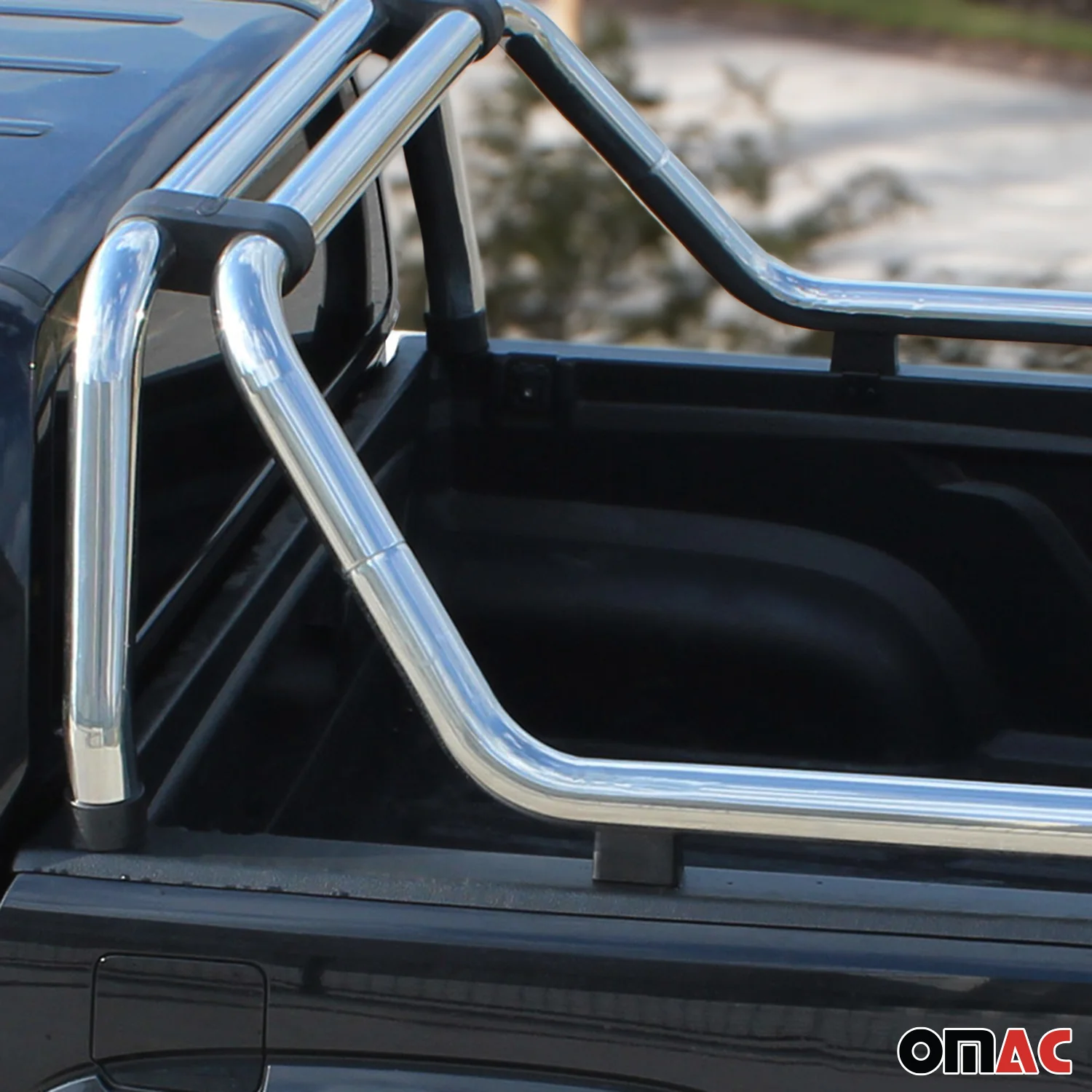 Überrollbügel Rollbar für VW Amarok Gefärbten Stahl Edelstahl Silber 1tlg - Image 3
