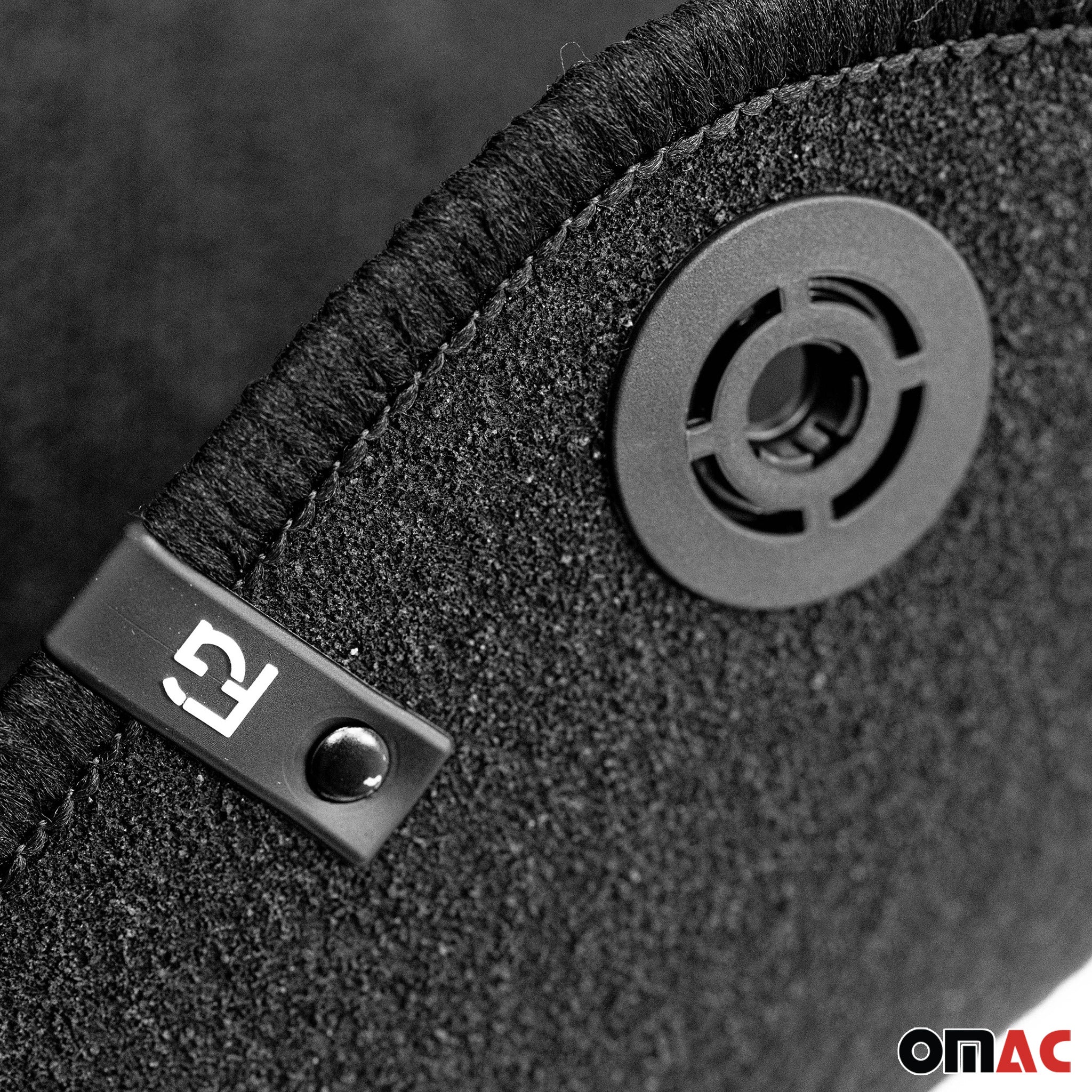 Velours Fußmatten für Audi A3 8P 2003-2013 Autoteppich Automatten Schwarz 4 tlg - Image 4