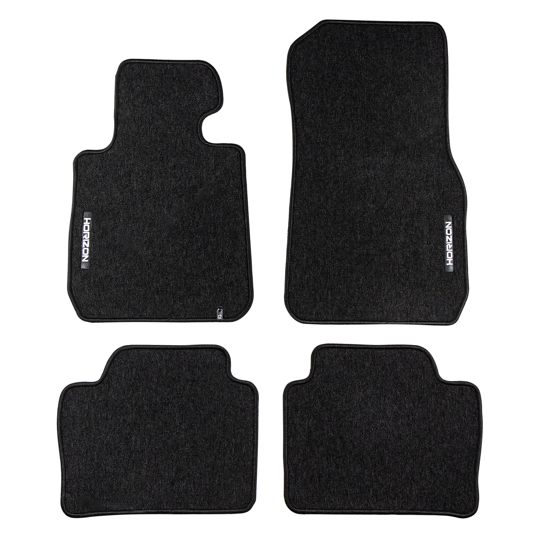 Velours Fußmatten für BMW 3er F30 Limo 2012-2019 Autoteppich Automatten 4 tlg