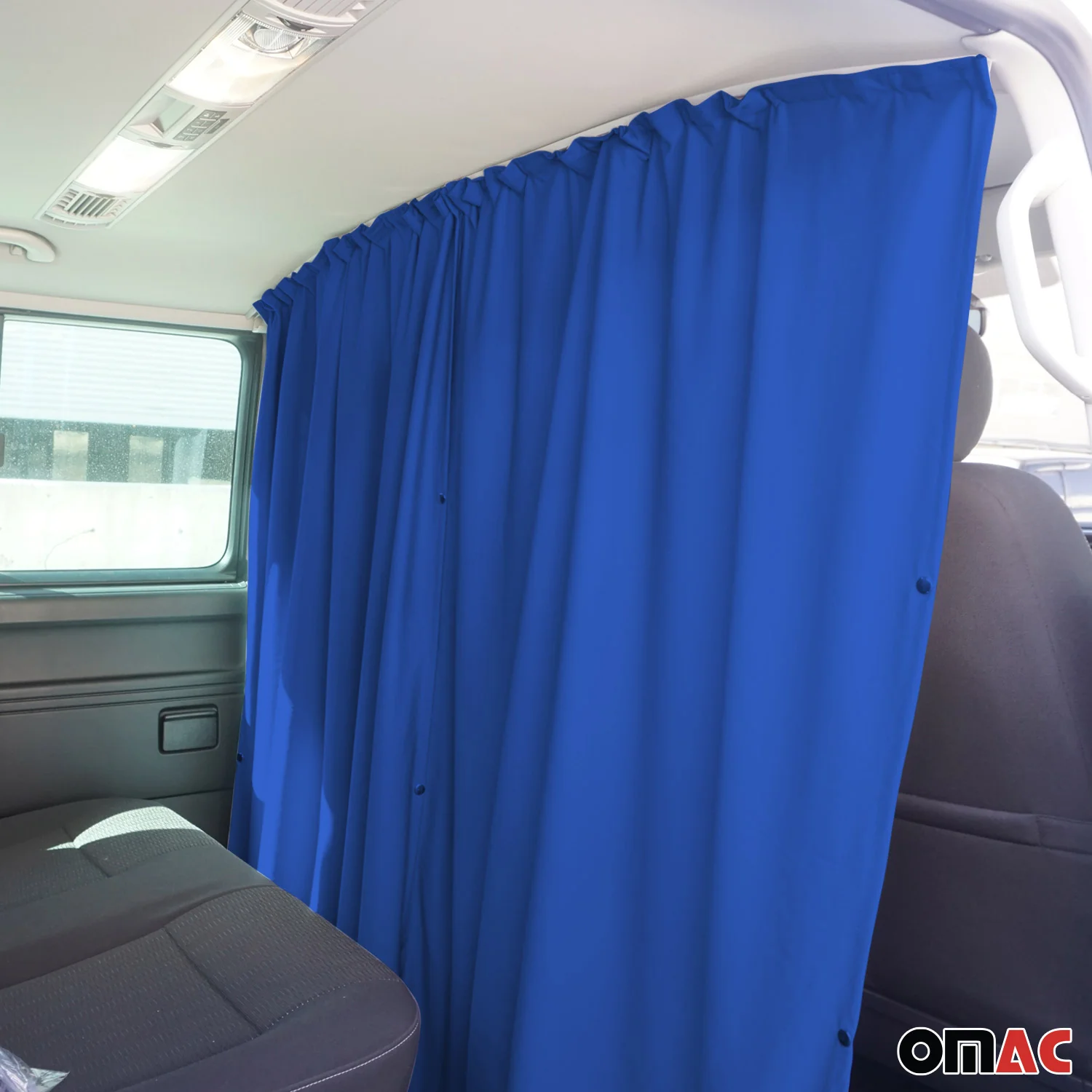 Maß Gardinen für Nissan NV250 Fahrerhaus Abtrennung Sonnenschutz Dunkelblau - Image 6