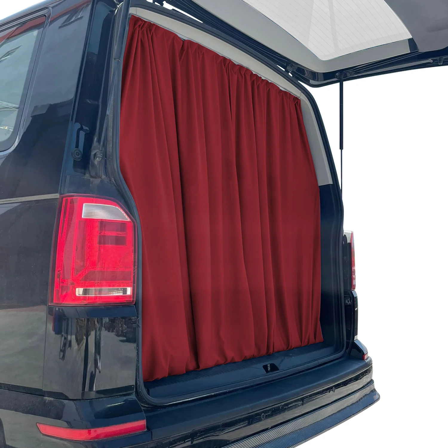 Maß Gardinen Sonnenschutz für VW Crafter H3 Heckklappe Vorhänge Rot - Image 5