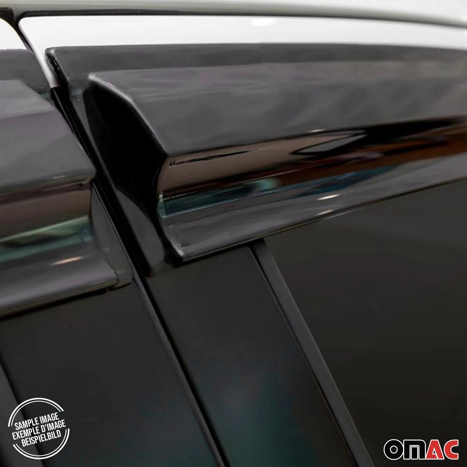 2x Windabweiser Regenabweiser für Mercedes Sprinter W906 2006-2018 Acryl Dunkel - Image 10