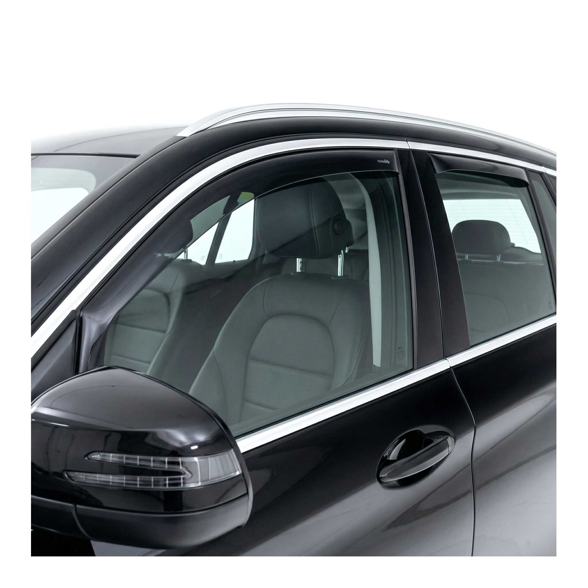 Windabweiser Regenabweiser für BMW X3 G01 2017-2024 Dunkel Acryl 4tlg