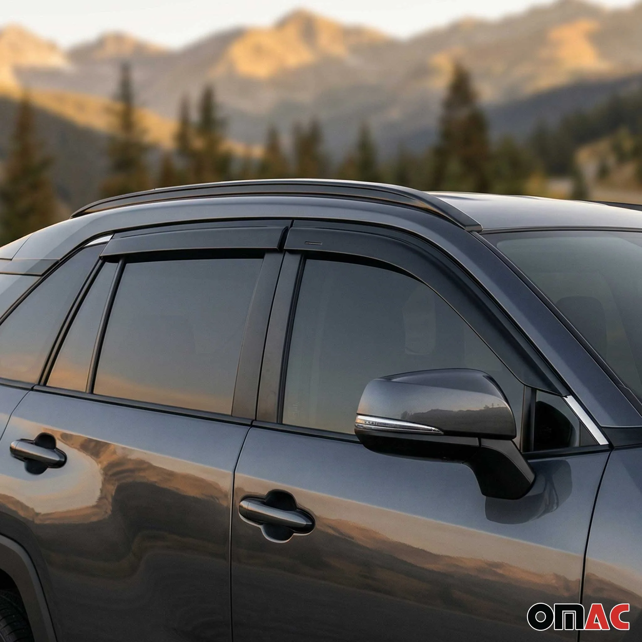 Windabweiser Regenabweiser für BMW X3 G01 2017-2024 Dunkel Acryl 4tlg - Image 6