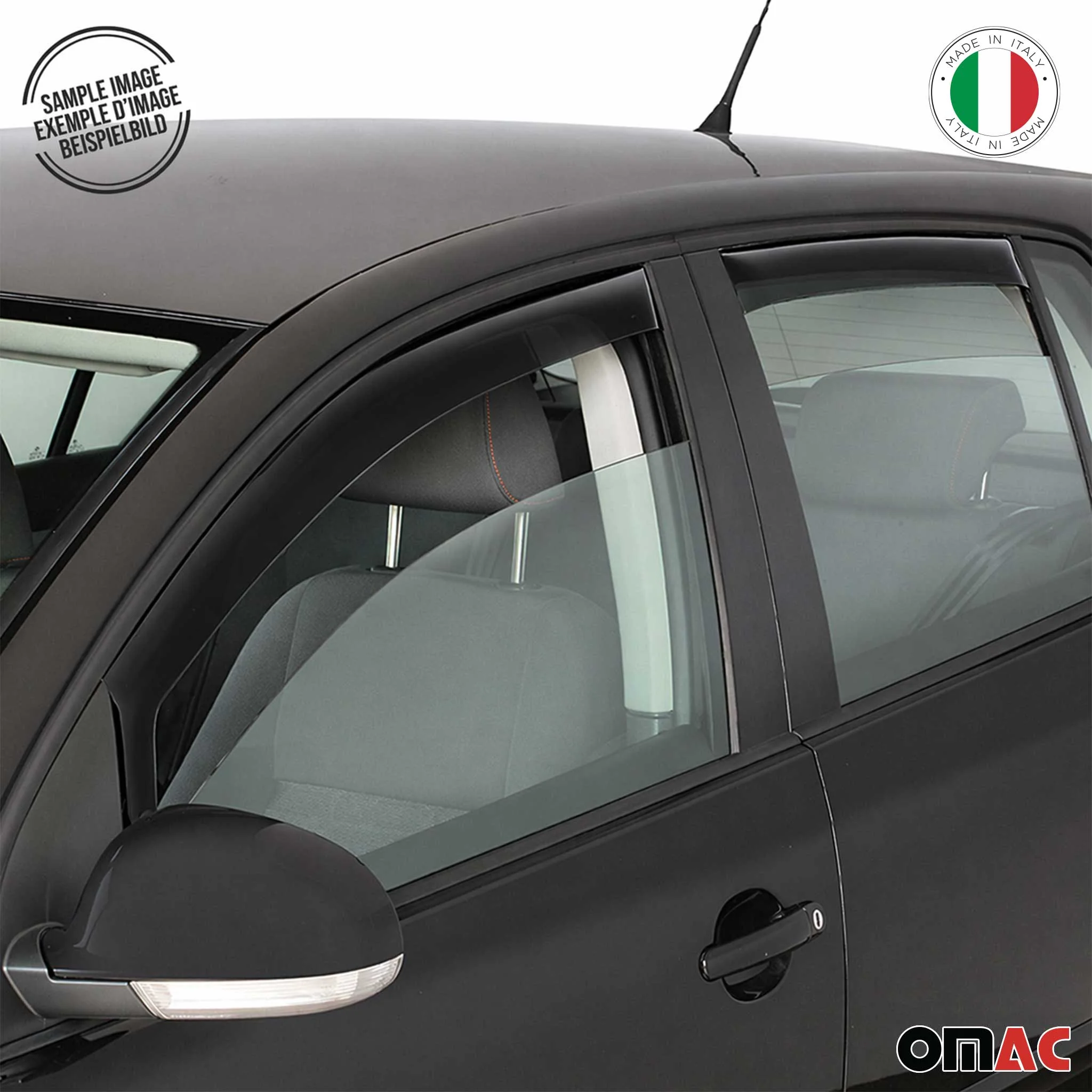 Windabweiser Regenabweiser für BMW X3 G01 2017-2024 Dunkel Acryl 4tlg - Image 8